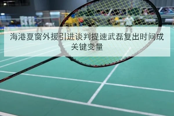 海港夏窗外援引进谈判提速武磊复出时间成关键变量